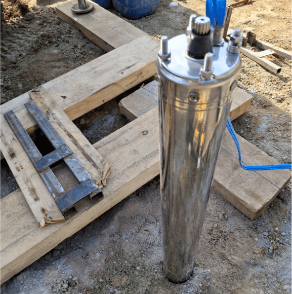 instal·lació de bombes d'aigua